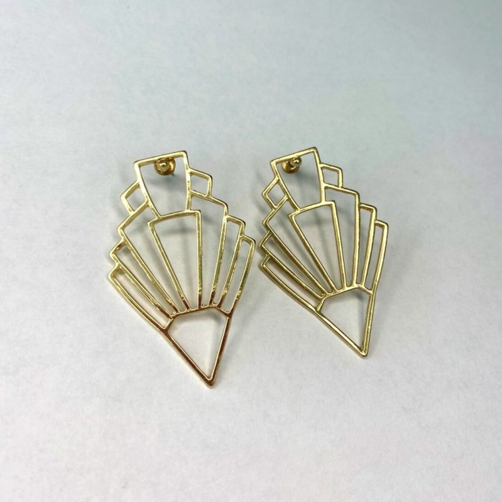 Art Deco Statement Earrings
